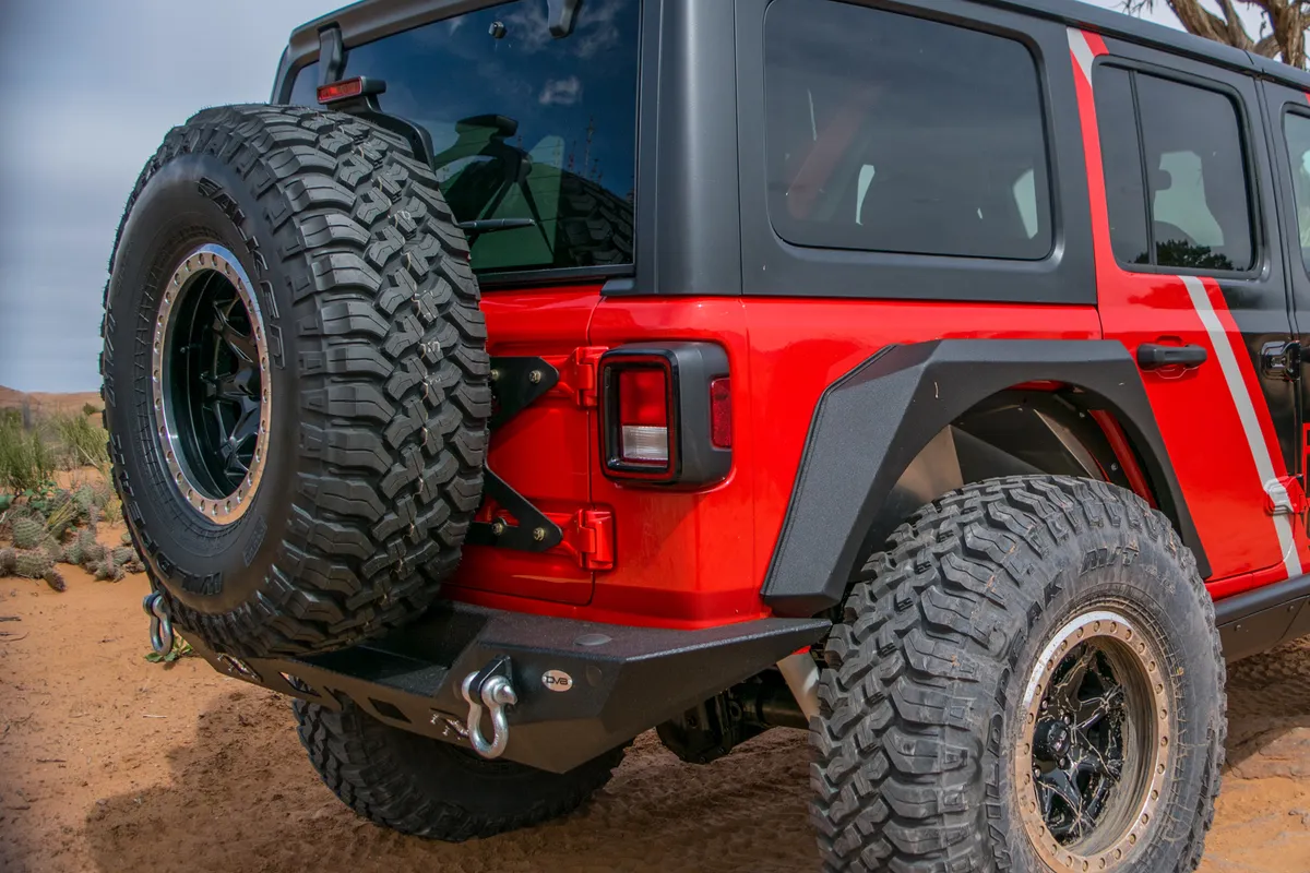 Jeep JL Tailgate Mounted Tire Carrier 18present Wrangler JL product image