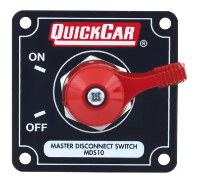 Quickcar Racing MDS10A Switch Black W/ Alternator Posts