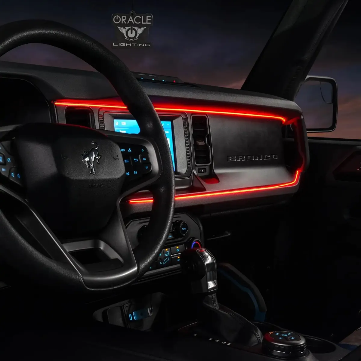 2021-2025 Ford Bronco Dynamic ColorSHIFT LED Dash Kit - USB Plug & Play Interior Lighting product image