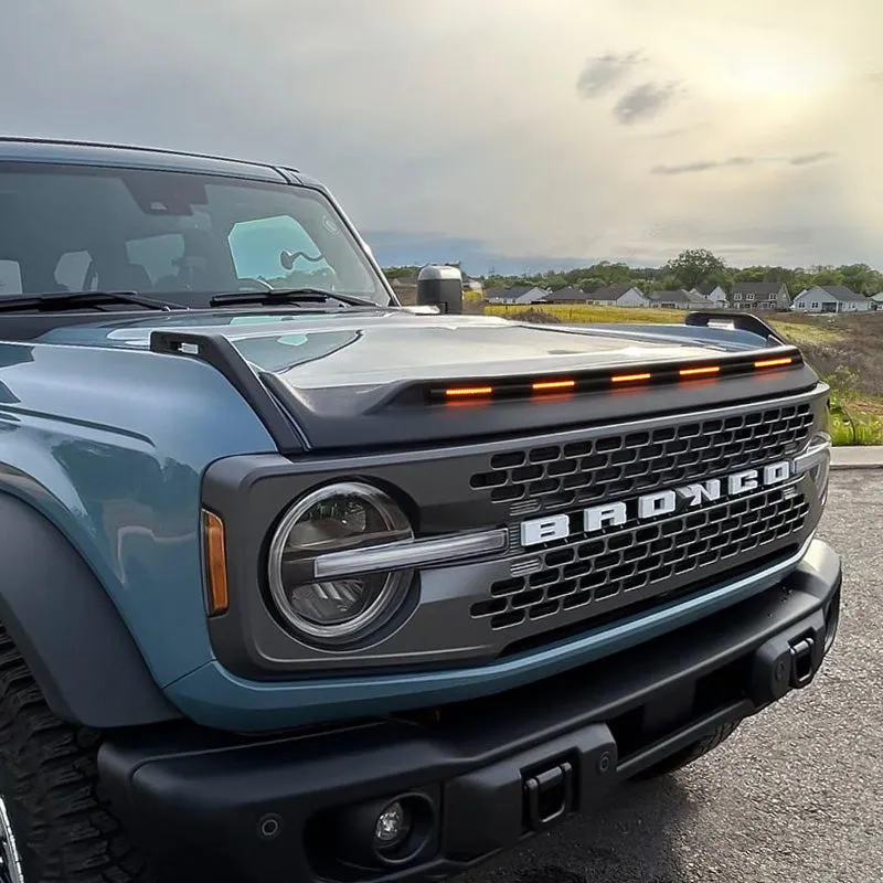 Front Hood Protector with DRL and Turn Signals for 2021-2026 Ford Bronco product image