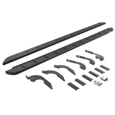 Go Rhino Go Rhino - 63443280SPC - RB10 Slim Line Running Boards with Mounting Brackets Kit - Textured Black