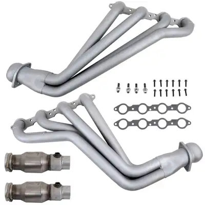 BBK Performance Chevrolet Camaro SS ZL1 6.2 1-3/4 Full Length Exhaust Headers With High Flow Cats Titanium Ceramic 10-15