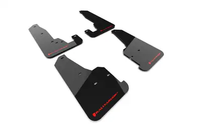 Rally Armor LLC Rally Armor MF134-UR-BLK-RD - 2018-22 Jeep Grand Cherokee Trackhawk - Black Mud Flap/Red Logo