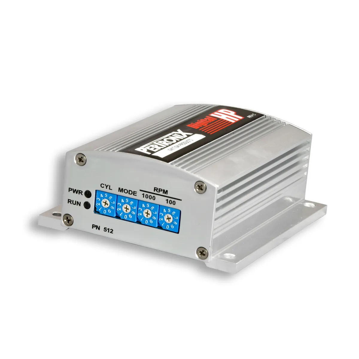 Pertronix Digital HP Ignition System. This System Features 187 Millijoules of Spark Energy, 3 Step Rev Limiter, And Multispark to Redline, All in a Ultra Small Form Factor. Silver. product image