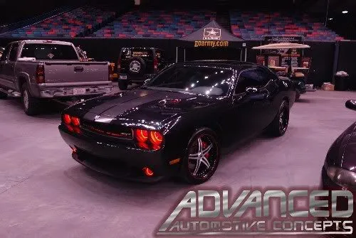 ORACLE Lighting 2008-2014 Dodge Challenger LED Headlight Halo Kit - Standard Mount product image