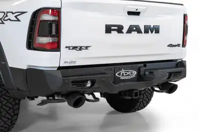 Addictive Desert Designs 2021 - Up Ram TRX Bomber Rear Bumper with back up sensor cutouts