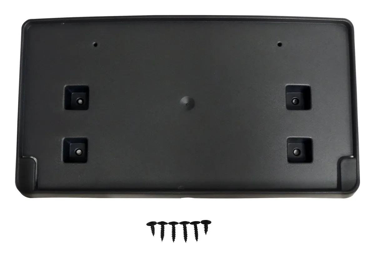 License Plate Bracket Kit Jeep 2018-2021 JL Wrangler 2020-2021 JT Gladiator w Steel Front Bumper Front License Plate Bracket Kit Includes Hardware product image
