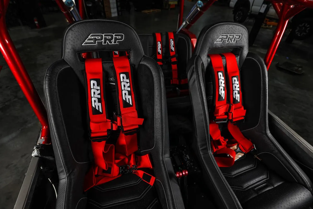 4.3 Harness 4 point Harness with 3 inch Belts Green PRP Seats product image