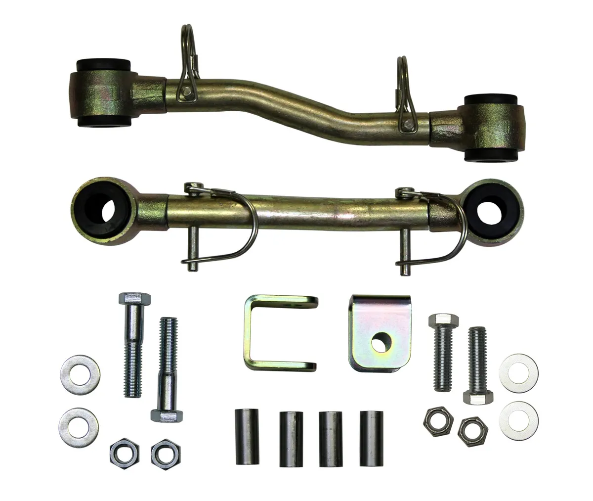 Sway Bar Extended End Links Disconnect Front Lift Height 3-4 Inch Double Black Rubber Bushings 84-01 Jeep Cherokee Skyjacker product image