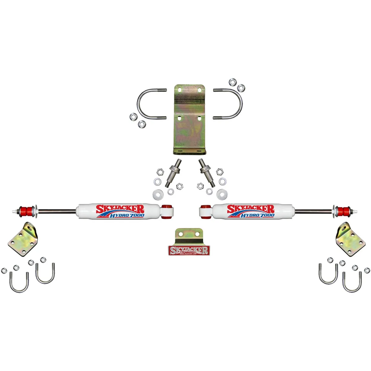 Steering Stabilizer Dual Kit Incl. Steering Dampers Mounting Brackets Hardware Boots Sold Separately Skyjacker product image