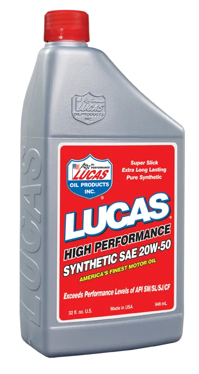 Lucas Oil Products 10054 Synthetic SAE 20W-50 Racing Oil product image