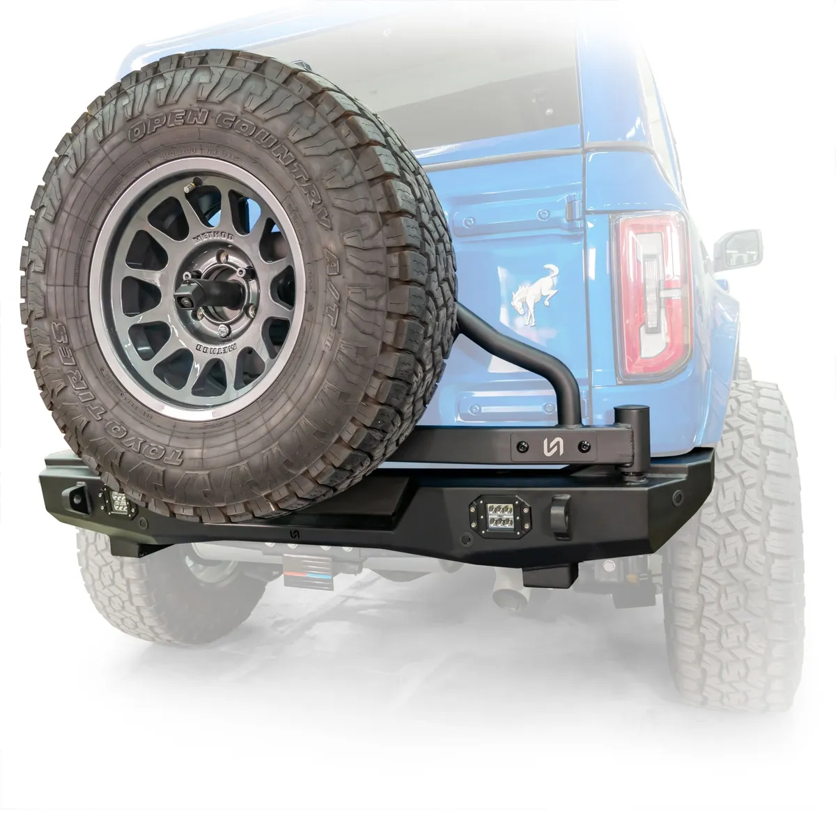 2021+ Ford Bronco Swing Out Tire Carrier Rear Bumper 1 of 2 product image