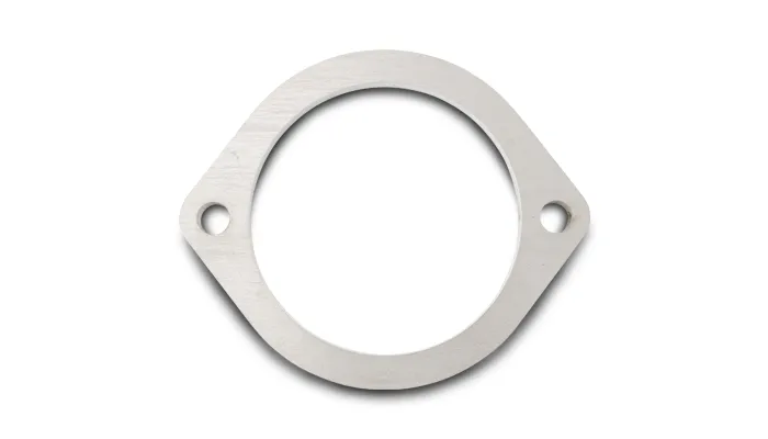 Exhaust Flange; 4.1875 in. BHCC; 3 in. ID; 5.0625 in. Flange W; 3.6875 in. Flange H; 0.375 in. Thickness; 304 Stainless Steel; 2 Bolt; Single Flange; Retail Packed; 1pc.; product image