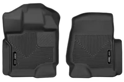 Husky Liners 15c F150/F250/F350 Front Floor Liners Xact Contour Series Black