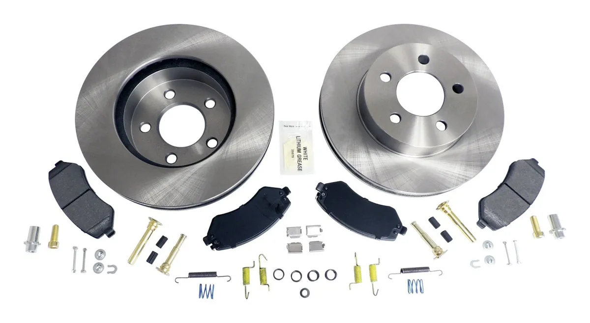 Disc Brake Service Kit; Front; Includes Pad Set; Rotors and Hardware; product image