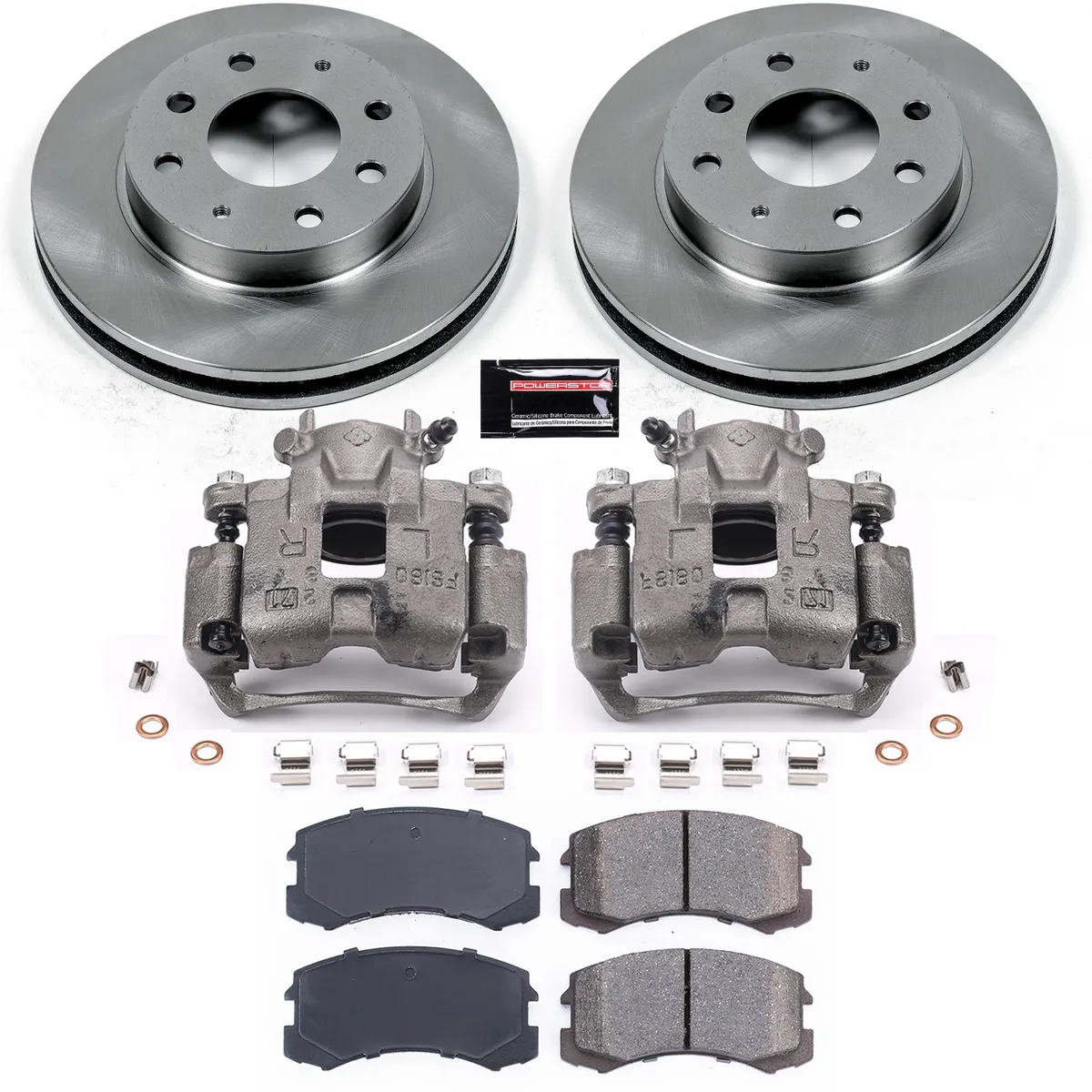Z17 Direct Replacement Kit: Rotors; Ceramic Pads; Calipers product image