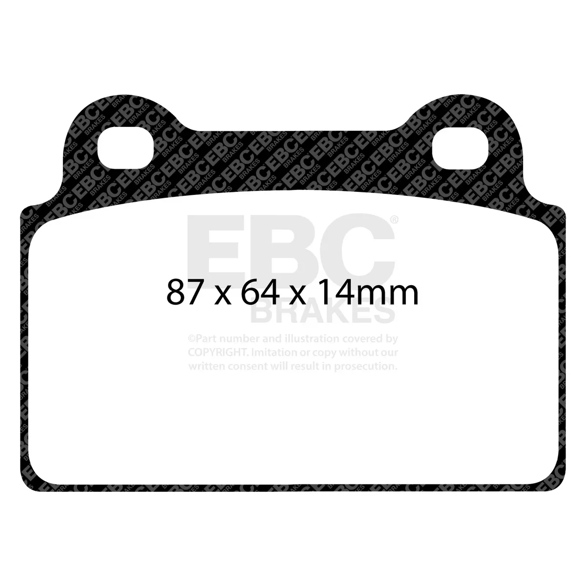Racing Pad and Disc Rotor Full Kit; Set Of Full Race RP-1 Brake Pads/Pair Of 2-Piece Fully-Floating Brake Discs; product image