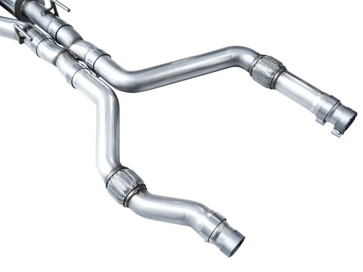 AWE Touring Edition Exhaust for Ford Explorer ST - Chrome Silver Tips product image