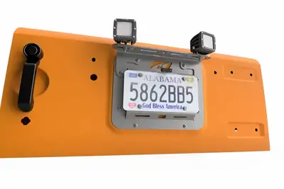 Motobilt Motobilt Light Mount for MB1044 Tag Mount - Powdercoat Black - JK