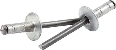 Allstar Performance Med Hd Rivet Silver 250pk Multi Grip Alum