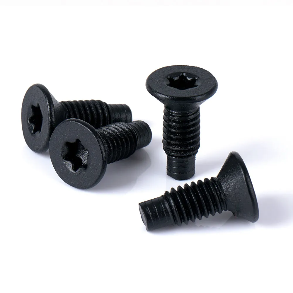Xprite Xprite Set of 4 OEM-Style Replacement M8 Torx Screws Bolts for Pillars Windshield Frame, Hinges, Doors, Roll Bars - Jeep Wrangler CJ YJ TJ