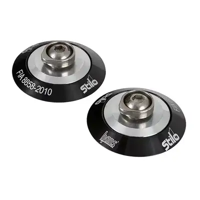 Simpson Safety Hans Post Anchor Kit Black FIA 8859 STILO