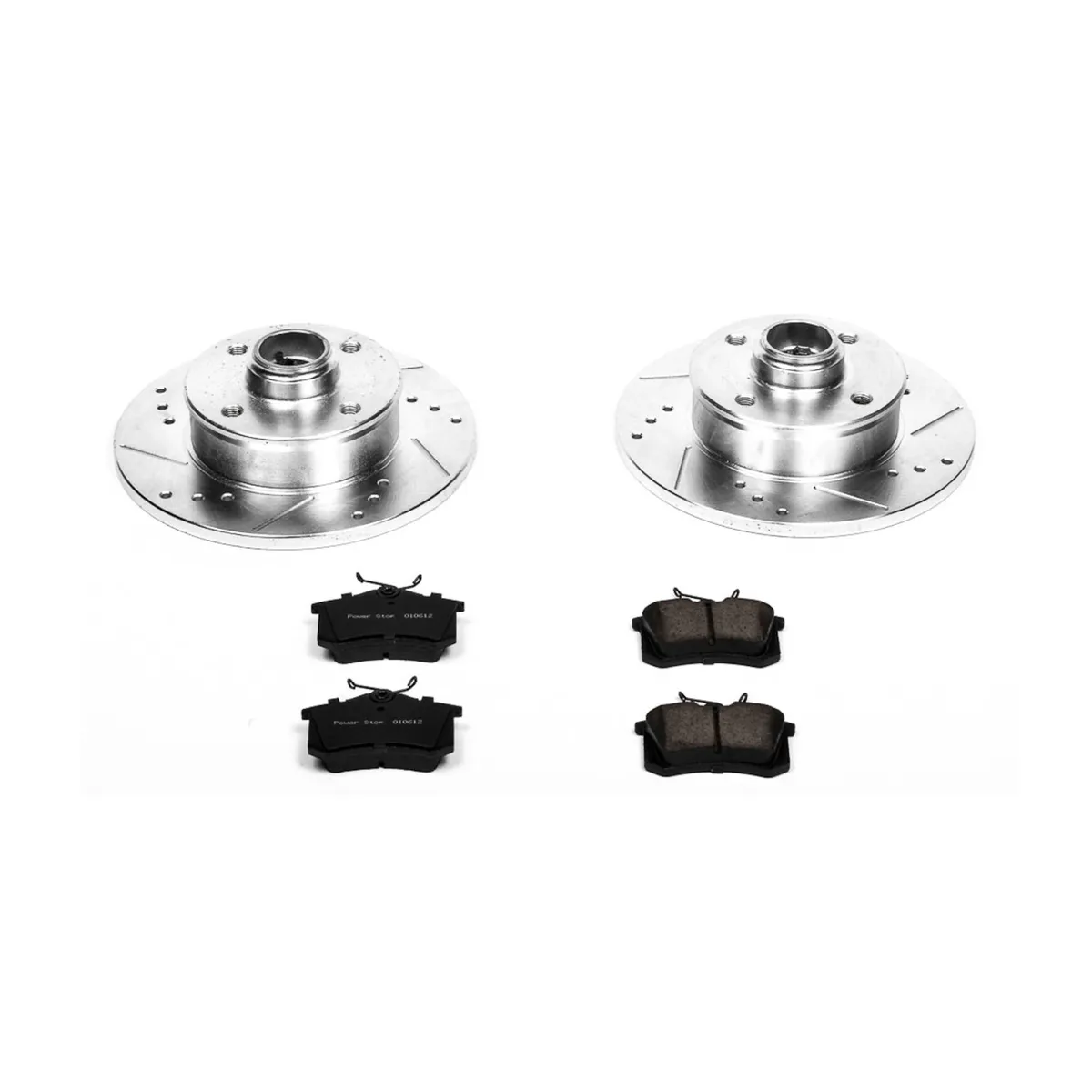 Z23 Evolution Sport Upgrade Kit: Drilled/Slotted Rotors; Carbon-Fiber Ceramic Pads W/Hardware product image