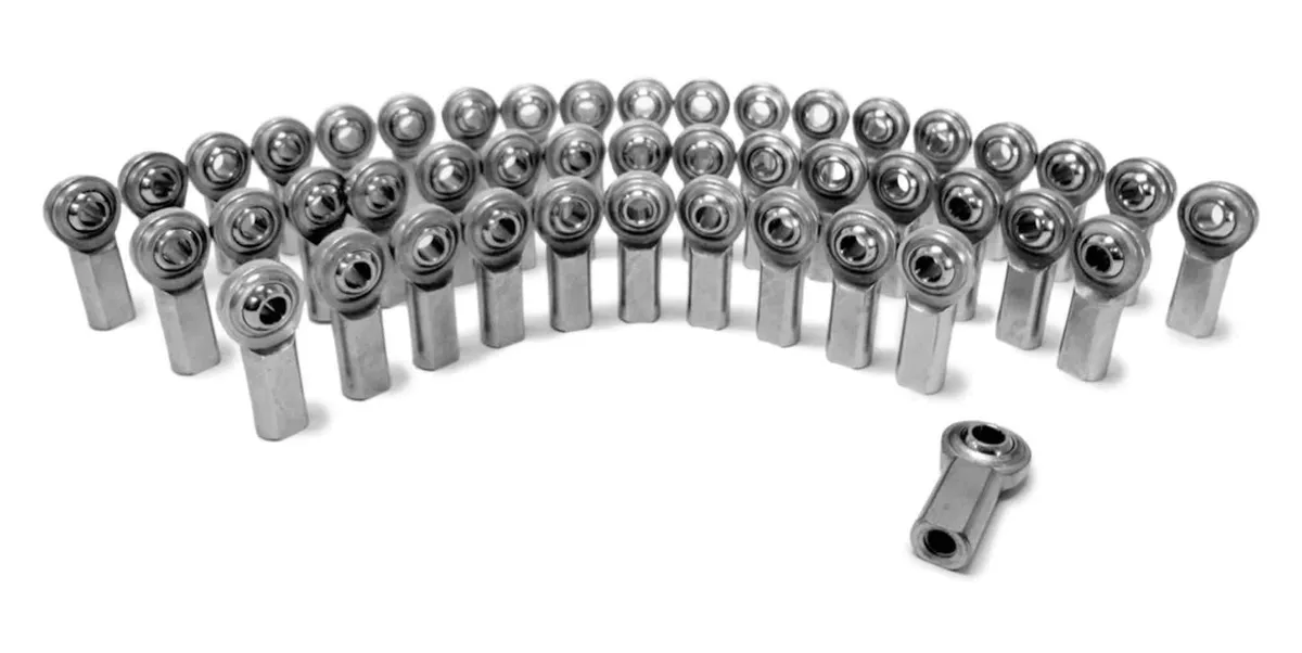 Steinjager Inch Female Steel Housing, PTFE Race 5/8-18 RH 45 Pack