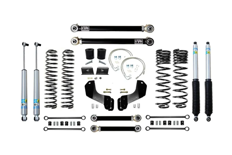 Evo Manufacturing 2.5in Enforcer Overland Stage 3 Lift Kit w/ Bilstein Shocks - JT product image
