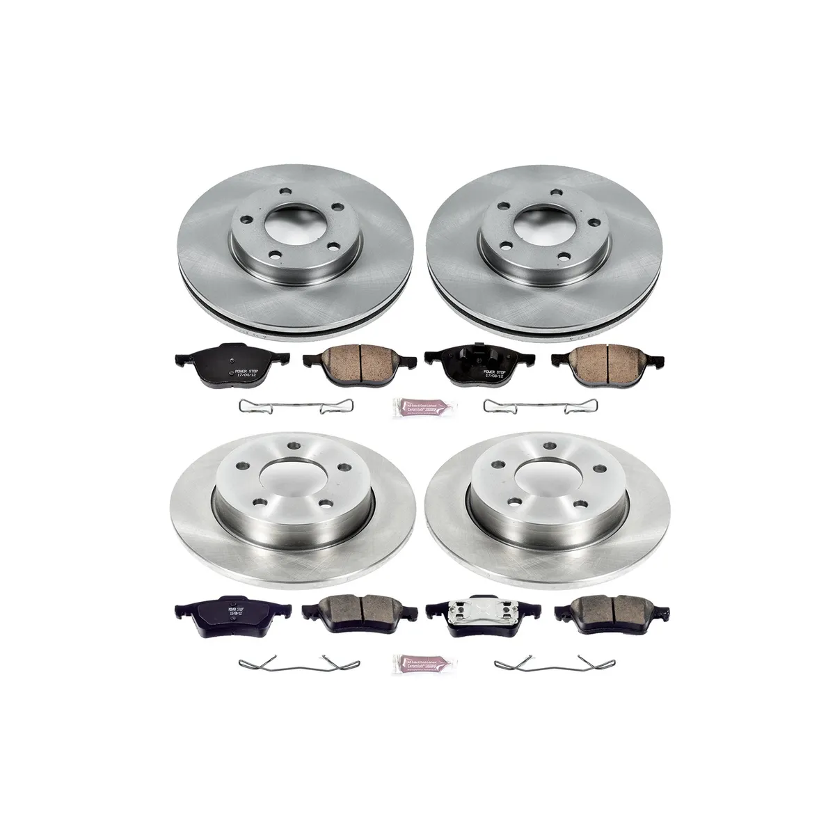Z17 Direct Replacement Kit: Rotors; Ceramic Pads W/Hardware product image