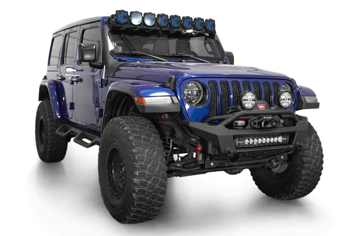 18c Wrangler Phantom Winch Stubby Front Bumper product image
