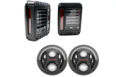 JW Speaker Corporation JW Speaker Headlights and Tail Light Package - JK