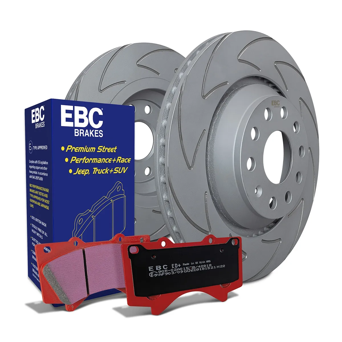 S7 Kits Orangestuff and BSD Rotors; Front; FMSI Pad No. D1322; Vented; 5 Bolt Holes; 345mm Dia.; 52.1mm Height; 30mm Thick; 68mm Center Hole Dia.; product image