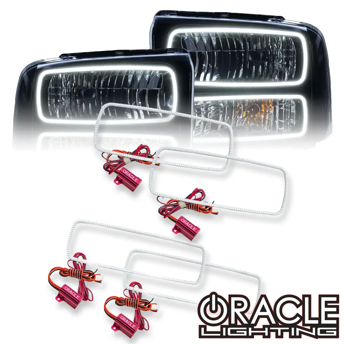 Oracle Lighting ORACLE Lighting 2005 Ford Excursion LED Headlight Halo Kit