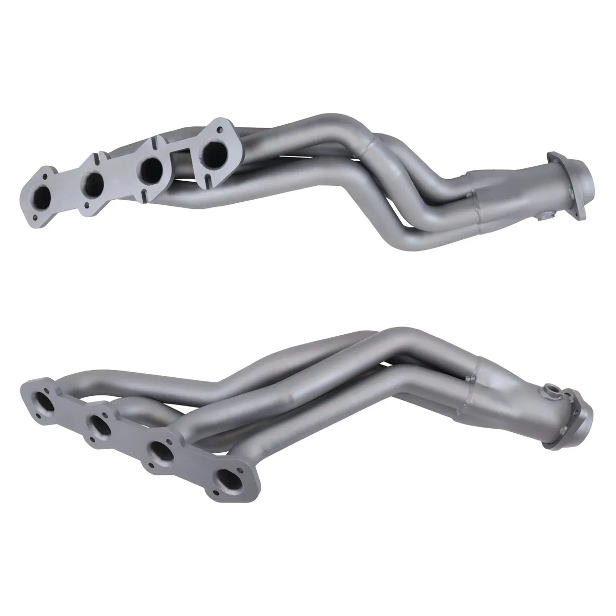 1997-2003 Ford F150 Truck Expedition 4.65.4 1-58 Long Tube Headers - Polished Silver Ceramic product image