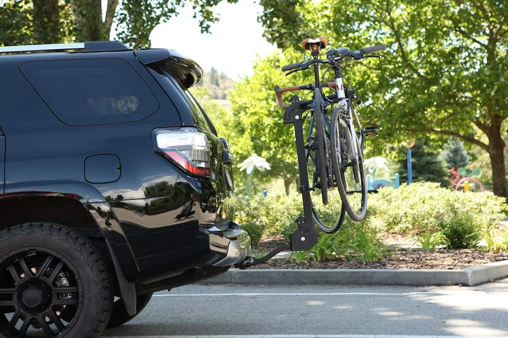 Bike Rack Hitchmount 11/4in 2in Titan Two 2 Bike Folding product image