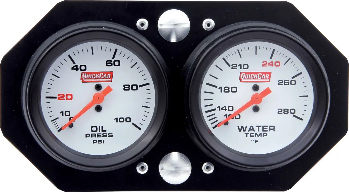 Quickcar Racing Products Gauge Panel Pro Sprint Vertical Mnt
