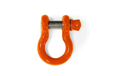 Steinjager Recovery and Towing 2007-2017 D-Ring Shackles Fluorescent Orange