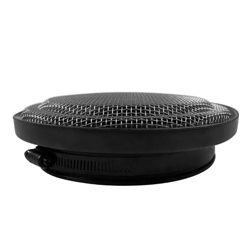 Turbo Screen 4.0 Inch Black Stainless Steel Mesh WStainless Steel Clamp SANDB product image