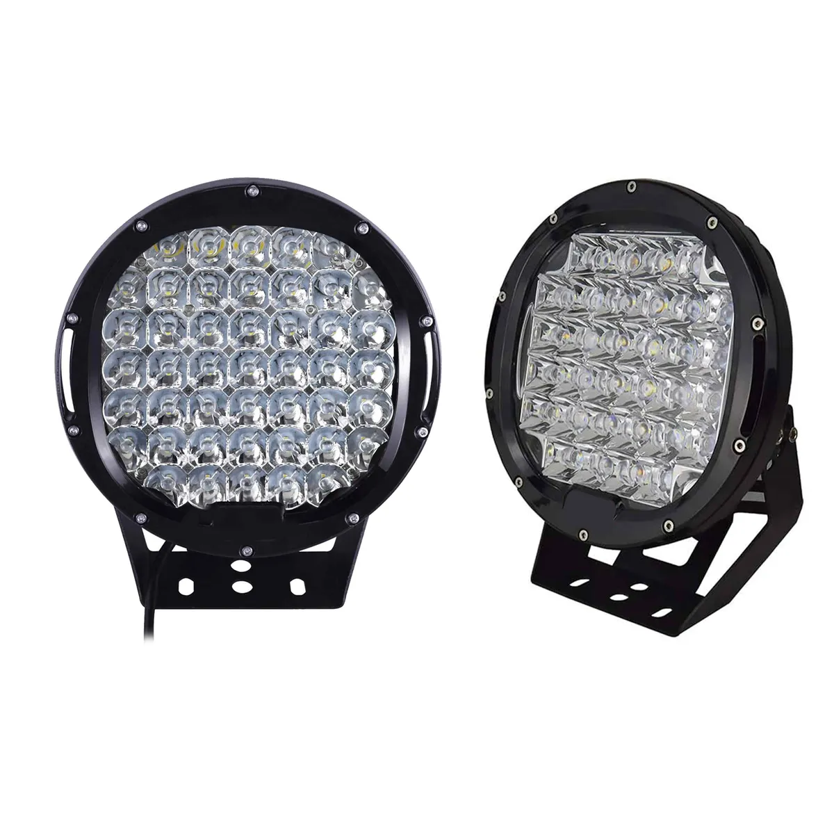 Black Horse Off Road LED 9 Dia Light Clear Aluminum PL2269KT product image