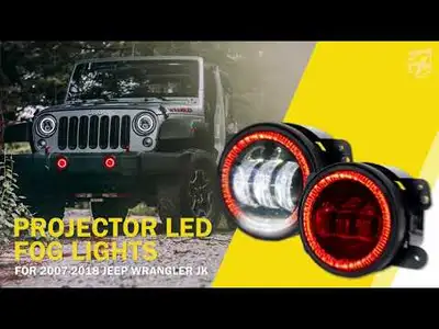 Xprite 4 Inch Halo LED Fog Lights | Escapade Series
