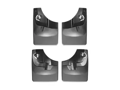 Weathertech Black No Drill Mudflaps Ford F-150 2015 + Fits models with fender lip molding