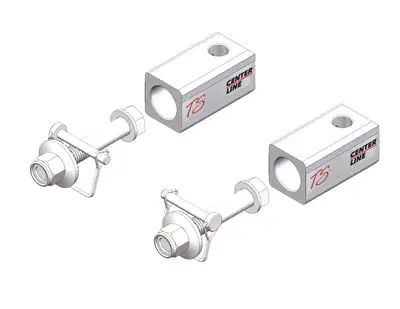 Husky Towing Husky Towing 32332 Right & Left Trunnion/ Bolts/ D Pin For Husky Tow 32215/32216/32217/32218