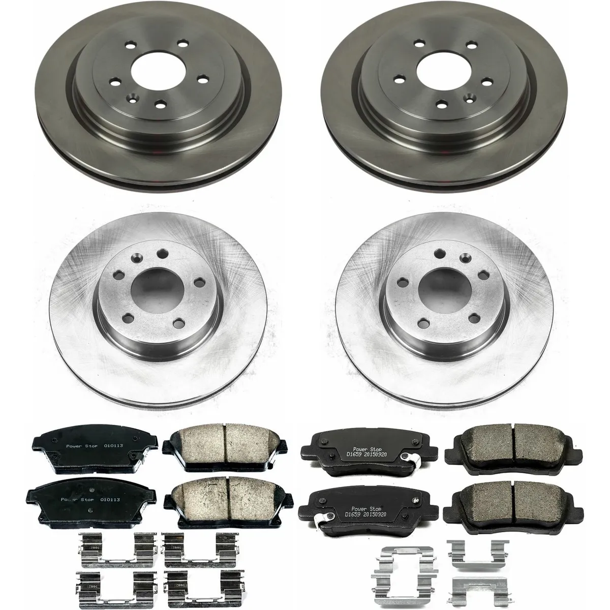 Z17 Direct Replacement Kit: Rotors; Ceramic Pads W/Hardware product image