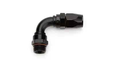 Fragola Performance Systems #10 Male Rad. Fitting x 90 Proflow Hose End Black