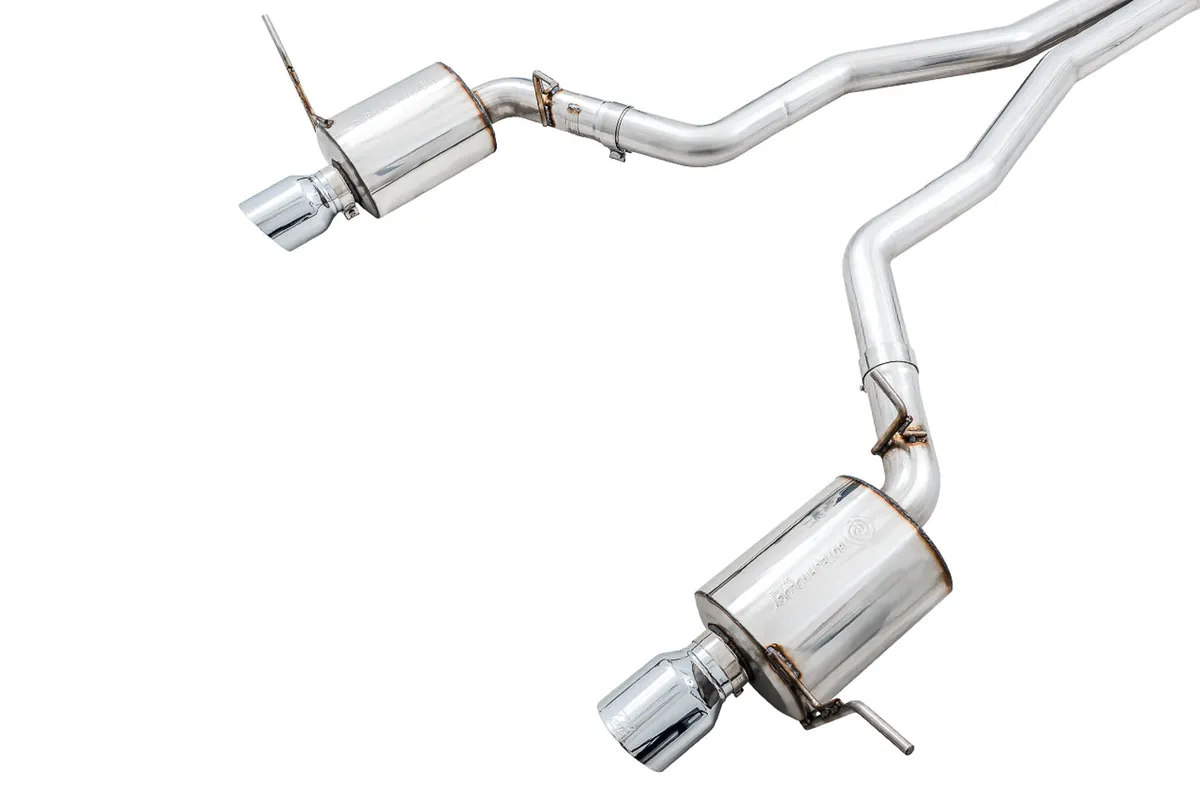 AWE Touring Edition Exhaust for Jeep Grand Cherokee SRT - Chrome Silver Tips product image