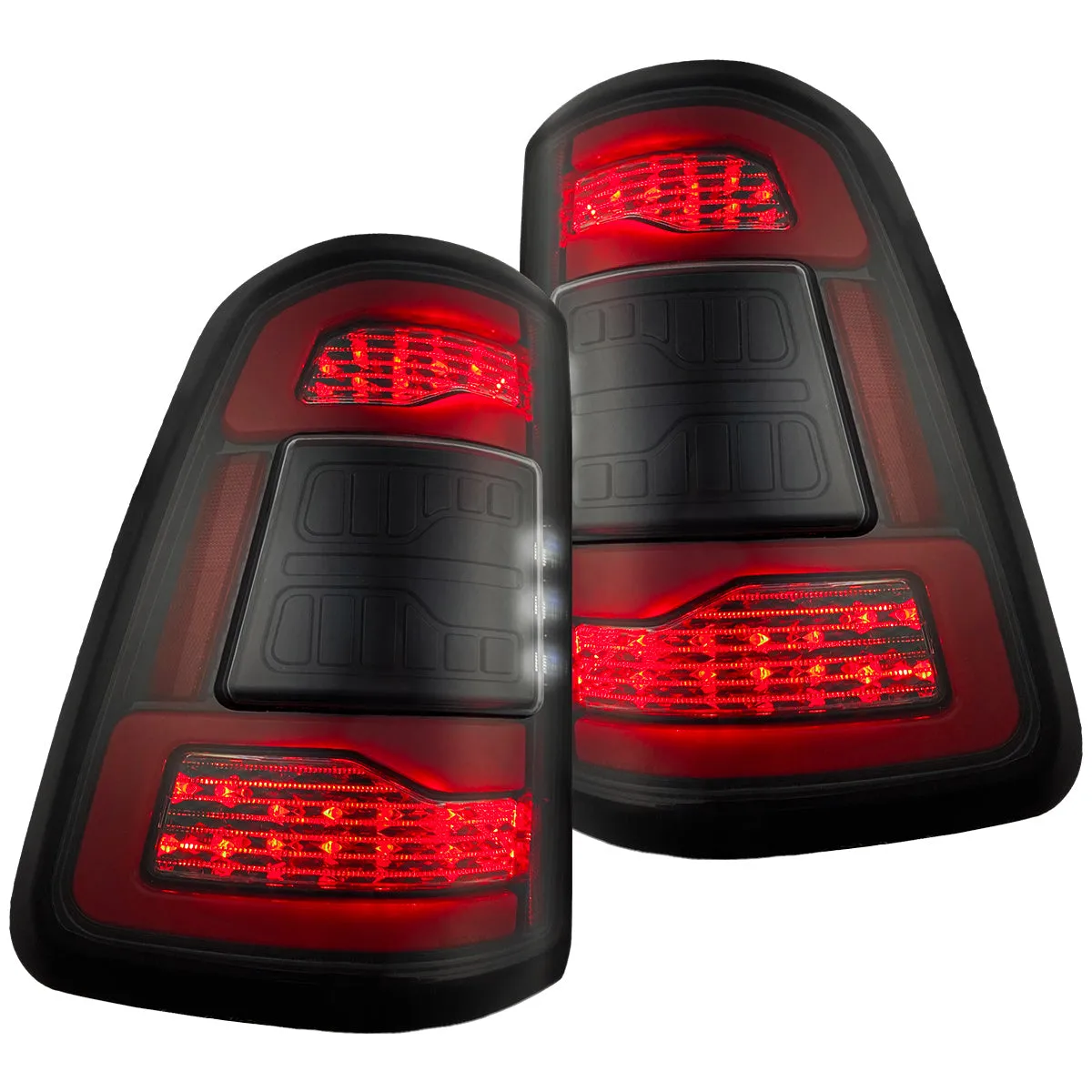Dodge 19-20 RAM 1500 And 20-21 RAM 25003500 Oled Tail Lights Replaces Factory OEM LED Tail Lights - Smoked Lens product image