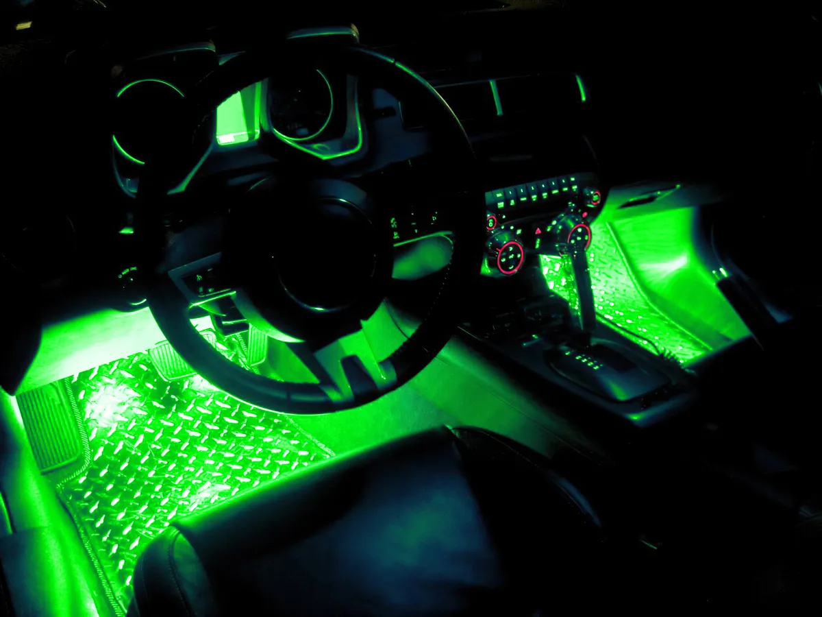 Oracle Lighting Ambient LED Lighting Flexible Strip Footwell Kit, Green product image