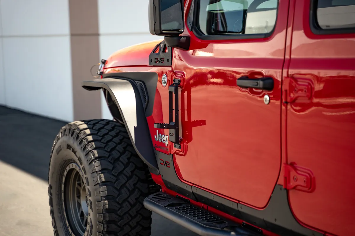 DV8 Offroad STJL-04 Jeep Wrangler JK/JL & Gladiator JT Hinge Mounted Steps product image