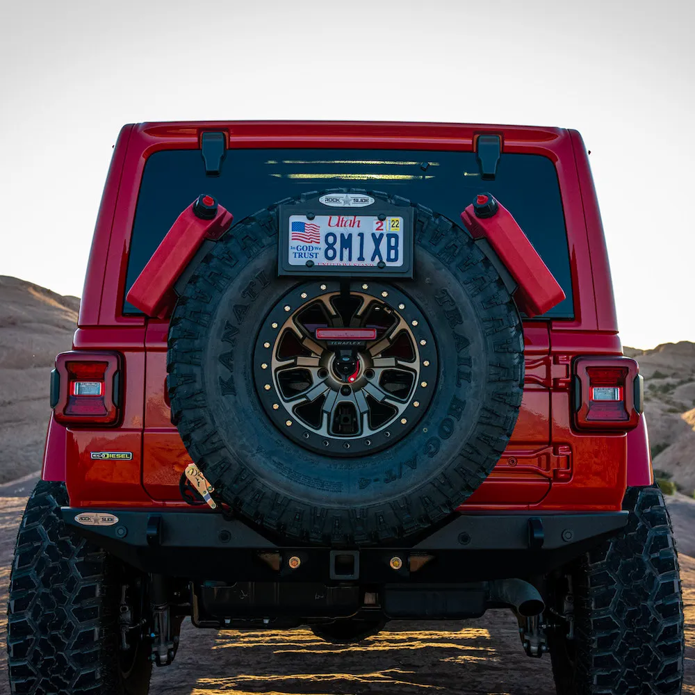 Spare Tire Mount EZ Rack Kit All Tire Sizes Basic Steel Rock Slide Engineering product image